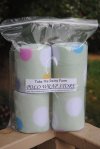 Mint with dots horse polowraps